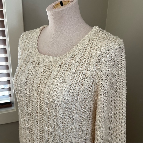 A’REVE Lace Trim Layered Sweater - Picture 5 of 8